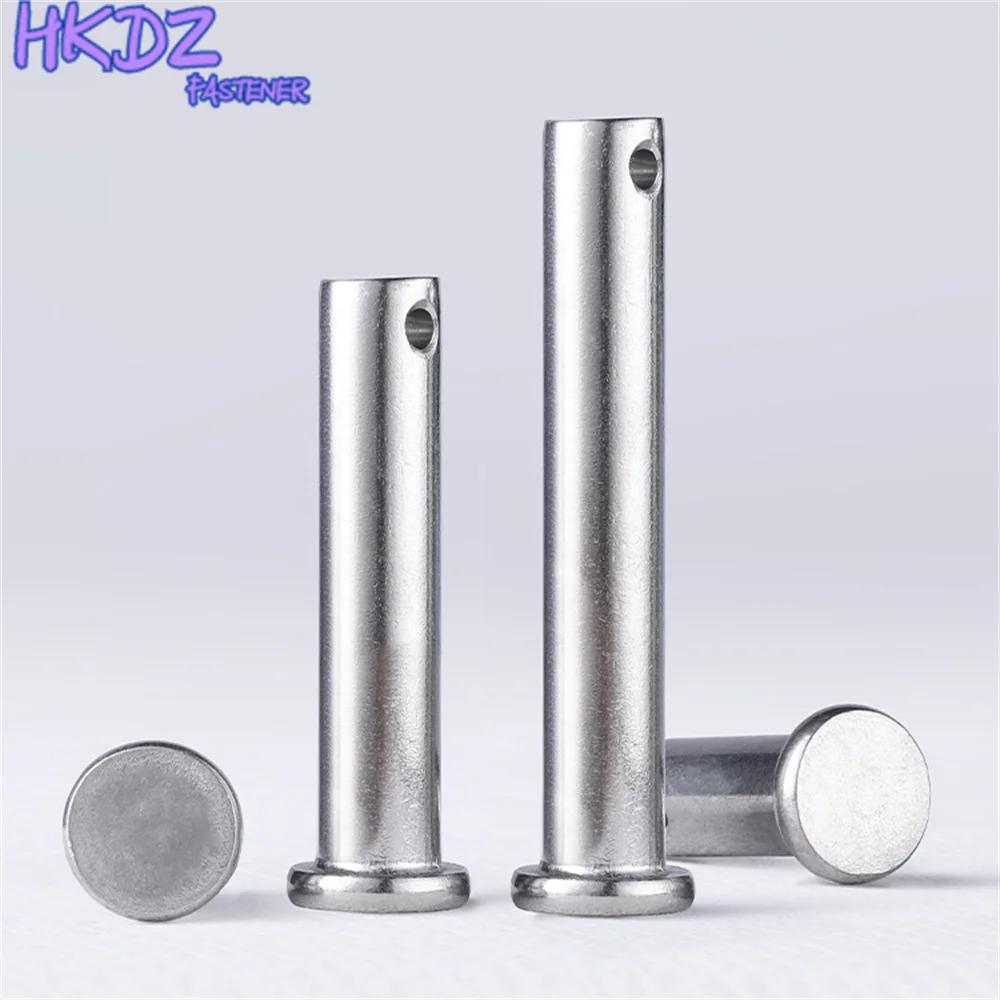 Sporting 2-10pcs M3 M4 M5 M6 M8 M10 304 Stainless Steel Shaft Flat Head With Hol - £23.90 GBP