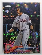 2018 Topps Chrome Greg Allen Rookie Xfractor Baseball Card - $9.95+