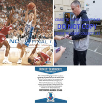 Bobby Hurley signed Duke Blue Devils basketball 8x10 photo proof Beckett... - £85.27 GBP