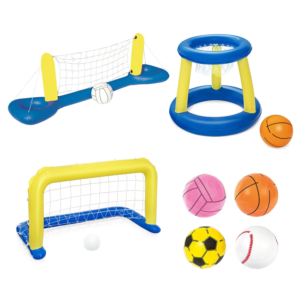 Pool Sports Float Pool Toys Party Handball Volleyball Basketball Ball Water - £19.47 GBP+