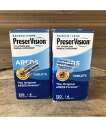 (2) Preservision Areds Supplement -  120 Tablets Each - Exp: 11/24+ - £17.94 GBP