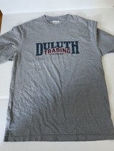 Duluth Trading Company Size Medium Longtail Relaxed Fit Gray Shirt  - £13.50 GBP