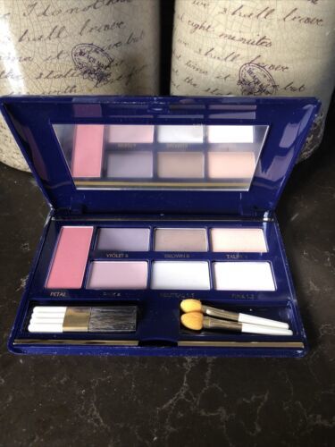 Vintage Estee Lauder Two In One Eyeshadow Compact Mirror Kit Blush All Day + - $27.71