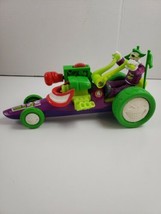 Hero World 2010 Fisher Price DC Batman&#39;s Joker &amp; Dragster Car, Ha Ha Ha! - $7.66