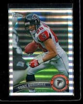 2011 Topps Chrome Rookie Refractor Football Card #87 Tony Gonzalez Falcons - £3.81 GBP