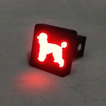 Poodle Silhouette LED Hitch Cover - Brake Light - $69.95