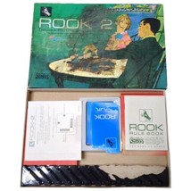 Vintage Rook for 2 game deluxe edition COMPLETE rule book, 57 cards, racks, box - £6.50 GBP