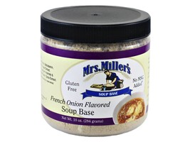 Mrs. Miller's French Onion Flavored Soup Base 2- 10 oz. Jars - $23.02