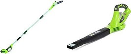 Greenworks 2.0 Ah 8.5&#39; 40V Cordless Pole Saw, 20672, And 2.0 Ah, Operate... - $284.94