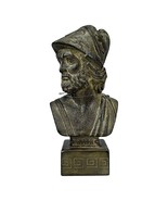 Ajax the Great Bust Head Homer&#39;s Iliad Hard Plaster Moldano Sculpture St... - $76.88 CAD