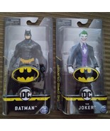 Spin Master DC The Caped Crusader Batman &amp; Joker 6&quot; Figures Set - £19.34 GBP