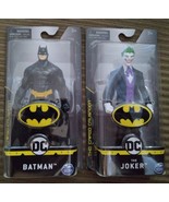 Spin Master DC The Caped Crusader Batman &amp; Joker 6&quot; Figures Set - $33.60 CAD