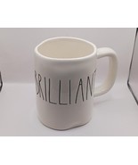 Rae Dunn Artisan Collection by Magenta &quot;Brilliant&quot; Mug, white, black let... - $22.00
