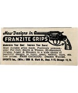 1944 Franzite Pistol Revolver Grips Advertisement Gun Firearms Supply F8A - $367.32 MXN