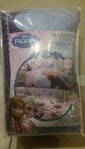 Disneys Frozen Anna Elsa Olaf Twin/Single Size Comforter - £33.81 GBP