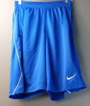 Nike Blue with swoosh logo, Basketball Shorts Pockets Size Small  2058 - £12.43 GBP