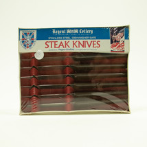 Regent Sheffield Steak Knife Cutlery Set of 10 Forever Sharp Stainless Blades - £10.68 GBP