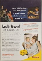 1949 Print Ad Kodak Kodachrome Film Screen Projection Mom & Baby Rochester,NY - $15.28