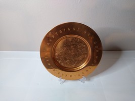 Vintage DDR Berlin Copper Collectible Plate - £399.59 GBP