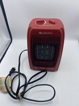 Comfort Zone Ceramic Personal Heater Red Small - £10.99 GBP