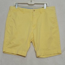 Polo Ralph Lauren Mens Shorts Size 35 Yellow Chino Golf Stretch Slim Fit - £21.47 GBP