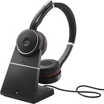 Jabra Evolve 75 UC Wireless Headset, Stereo – Includes Link 370, All Day Battery - £244.77 GBP