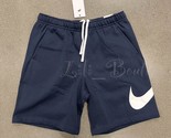 NWT Nike BV2721-410 Men Sportswear Club Graphic Shorts Standard Fit Navy... - £26.42 GBP