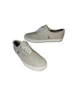 Polo Ralph Lauren Vaughn Sneaker Shoes Men&#39;s Size 8.5 Beige Canvas - $19.00