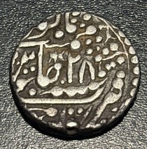 1833-1834 (Year 28) India State of Alwar Bani Singh AR Silver Rupee Indi... - $99.00