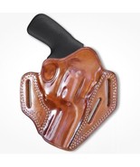 Fits Colt Python 357 Magnum 2-1/2”BBL Leather 3-Slot Belt Holster #1305# RH - $74.45 CAD