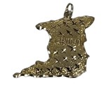 Trinidad map Unisex Charm 10kt Yellow Gold 405358 - £77.90 GBP