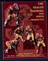 USC TROJAN FOOTBALL 2003 Spring Prospectus * SIGNED by 20 players SEE SCANS - $27.67