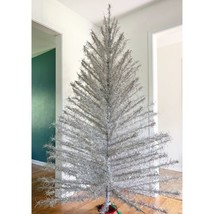 7’ Aluminum Taper Christmas Tree Carey-McFall 202 Branches NO Original STAND - £637.49 GBP