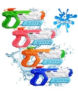 Water Gun For Kids Adults - 4 Pack Soaker Squirt Guns With High Capacity... - £29.87 GBP