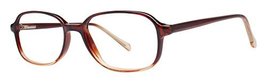 Dillon Men&#39;s Eyeglasses - Modern Collection Frames - Brown Fade 52-19-145 - £47.16 GBP