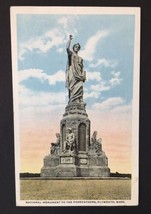 National Monument to the Forefathers Plymouth Massachusetts Vtg Postcard A-48778 - £4.78 GBP