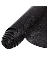Black Pebbled Faux Leather Fabric Roll 8x52 Inch, NIB - £9.49 GBP