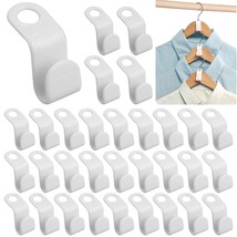 WTIGRD 50PCS Clothes Hook Hanger Hooks Space Saving Closet Connector Organizer ( - £9.00 GBP