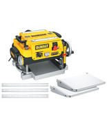 DeWALT DW735X 13-Inch Two-Speed Woodworking Thickness Planer + Tables &amp; ... - £899.43 GBP