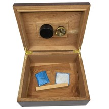 Humidor Wooden Cigar Box Spanish Cedar Lining IDC Industries Model 9251-17 - £19.14 GBP