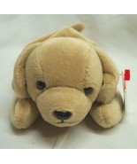 Vintage TY Beanie Baby TAN FETCH THE PUPPY DOG 8&quot; Stuffed Animal Toy 199... - $300.82 MXN