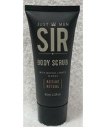 SIR Just Men ACTIVE RITUAL Body Scrub Gel Buchu Leaves Sage 2.2 oz/65mL ... - £11.62 GBP