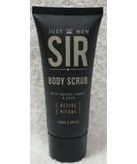 SIR Just Men ACTIVE RITUAL Body Scrub Gel Buchu Leaves Sage 2.2 oz/65mL ... - $14.84