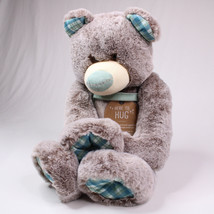 Here To Hug Grey Remembrance Plush Stuffed Animal Teddy Bear Grandma Lov... - £9.90 GBP