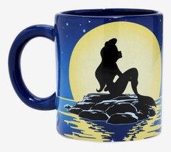 Disney The Little Mermaid Ariel Flounder Ceramic Spinner Coffee Tea Mug 20 oz - £20.78 GBP