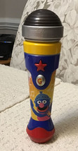 Playskool Sesame Street SUPER GROVER Microphone - A4260, 3 Different Songs - £11.65 GBP