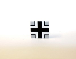 Minifigure Custome German Ww2 Cross 2X2 Brick Piece  - $69.77 MXN