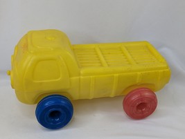 Plastic Truck Blow Mold Yellow 11 Inch - $29.95