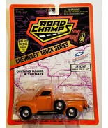 Road Champs Diecast Chevrolet C3100 1953 Pickup Truck Orange 1/43 Scale ... - $14.84