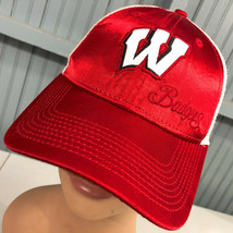 Wisconsin Badgers Satin Girly New Era Snapback Baseball Cap Hat  - £12.19 GBP